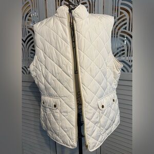 St. John's Bay Quilted Cream Vest